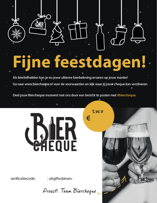 Biercheque Kerst giftcard (e-voucher)