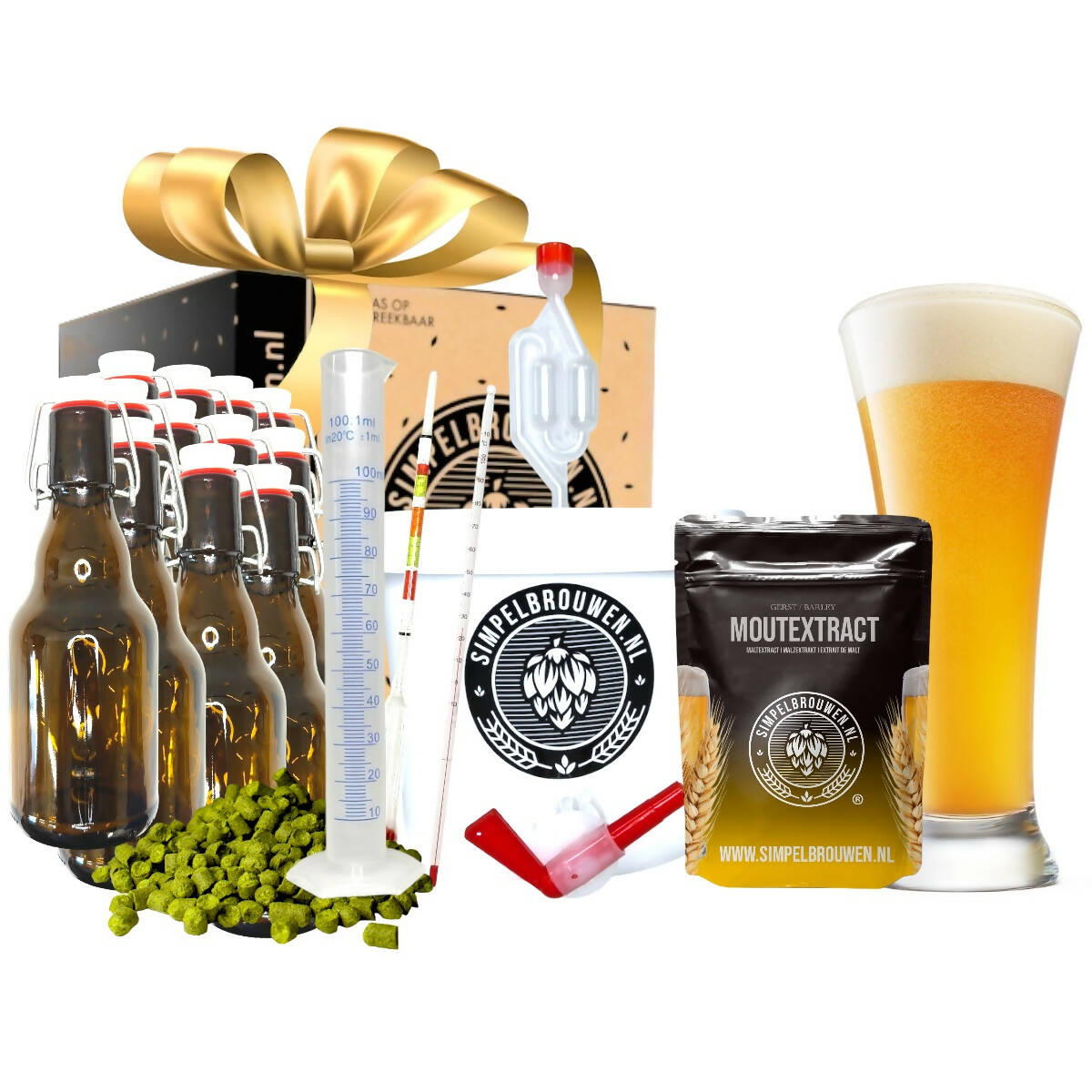 Thuisbrouwpakket Cadeaubox Weizen